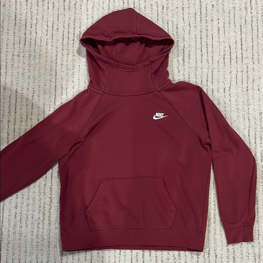 Nike Men's Burgundy Hoodie